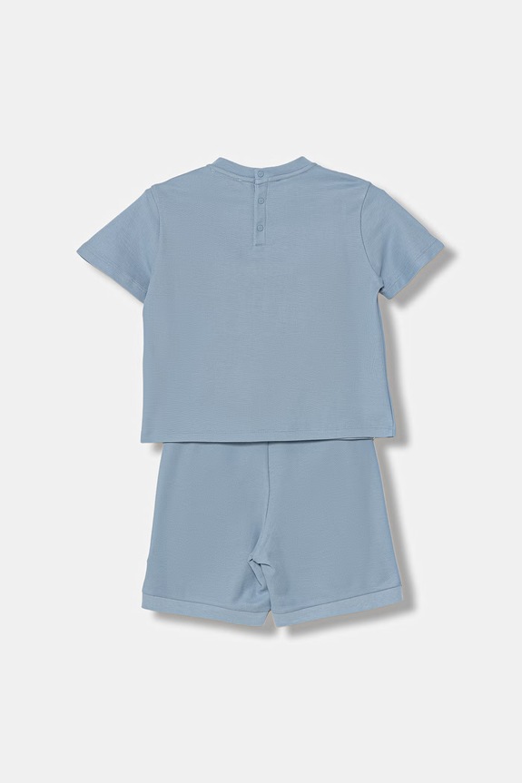 Dětská bavlněná souprava Emporio Armani EB001332.AF10497 modrá SS26