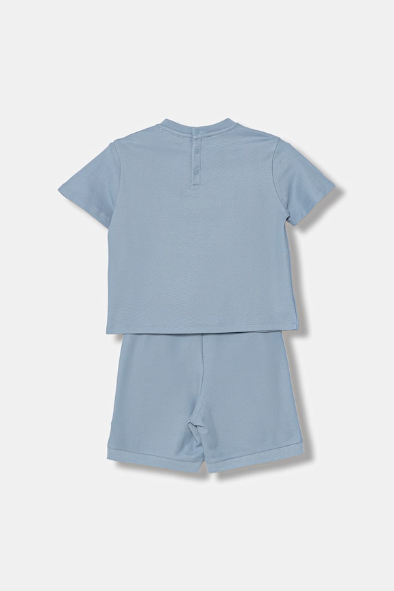 Dětská bavlněná souprava Emporio Armani EB001332.AF10497 modrá SS26