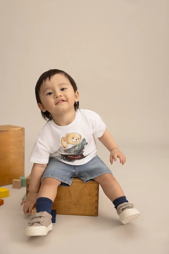 Komplet za bebe Levi's SKATER LEVI TEE & DENIM SE 6EP629