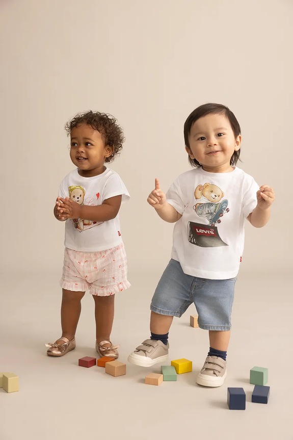 Komplet za bebe Levi's SKATER LEVI TEE & DENIM SE 6EP629