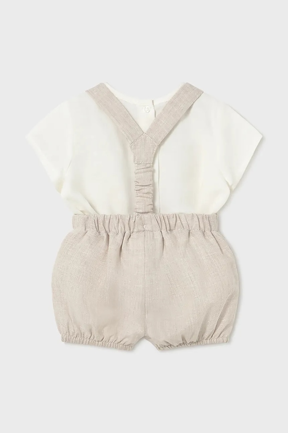 Σετ με λινό για παιδιά Mayoral Newborn 1267.1J.Newborn.PPY2 μπεζ SS26