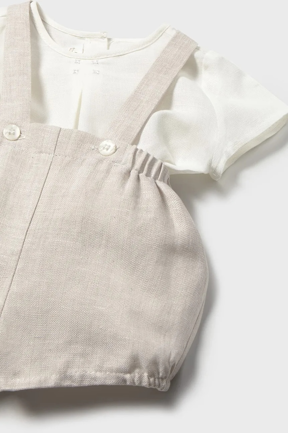 Αγορίστικα Σετ με λινό για παιδιά Mayoral Newborn 1267.1J.Newborn.PPY2 μπεζ