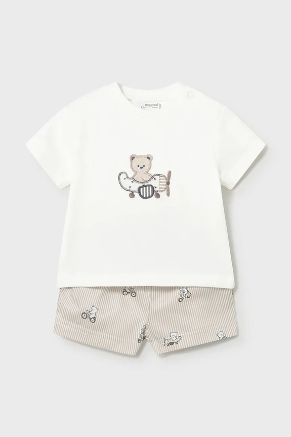Sada pre bábätká Mayoral Newborn 1275.1B.Newborn.PPY2 béžová SS26