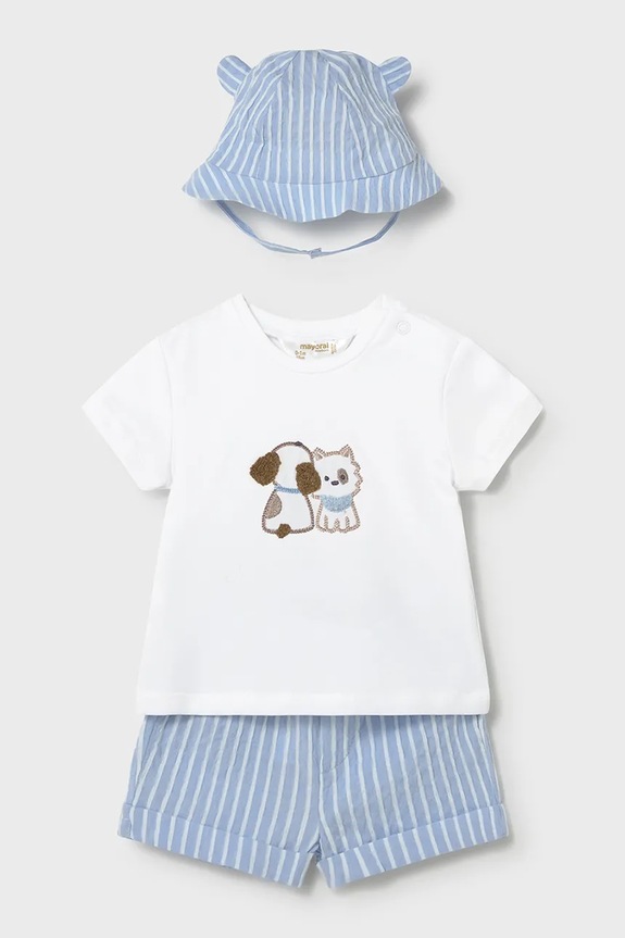 Sada pre bábätká Mayoral Newborn 1276.1C.Newborn.PPY2 modrá SS26
