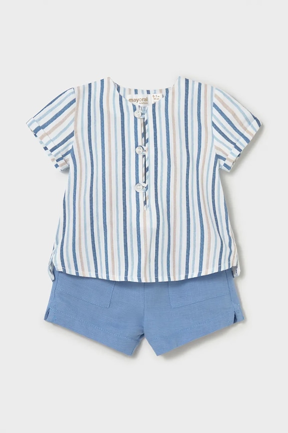 Mayoral Newborn compleu bebe panza albastru 1280.1M.Newborn.PPY2
