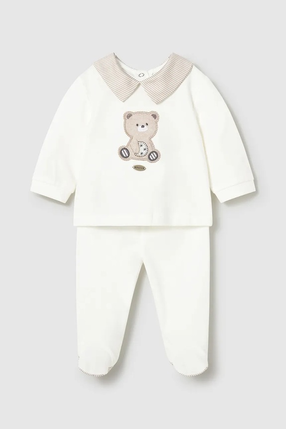 Sada pre bábätká Mayoral Newborn pletenina béžová 1501.1C.Newborn.PPY2