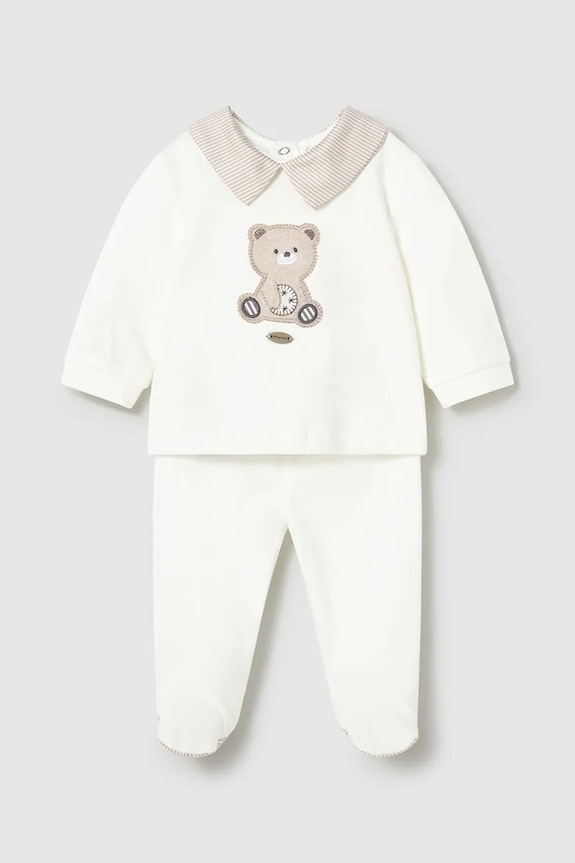 Sada pre bábätká Mayoral Newborn pletenina béžová 1501.1C.Newborn.PPY2