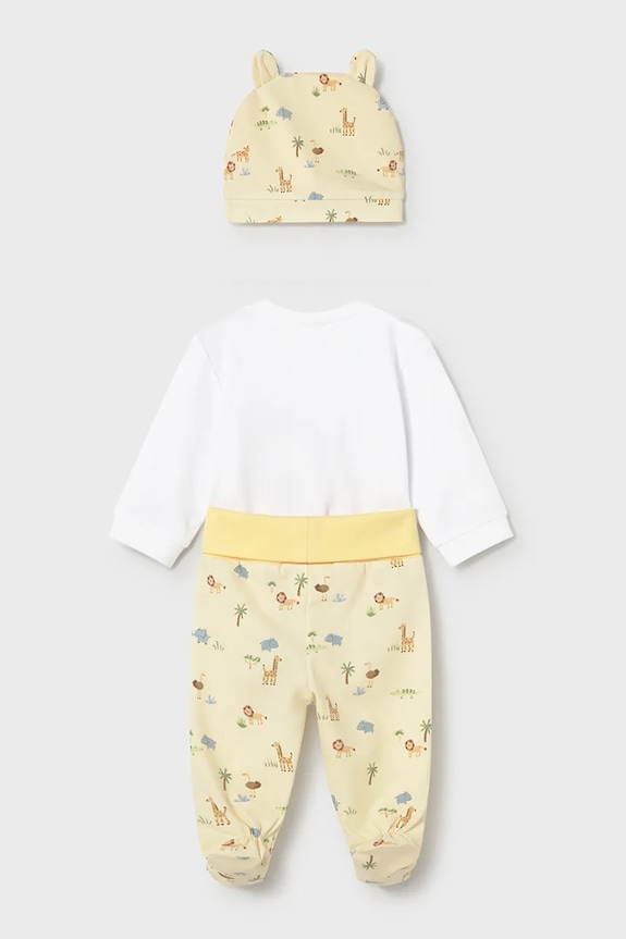 Mayoral Newborn komplet niemowlęcy 1504.1G.Newborn.PPY2 żółty SS26