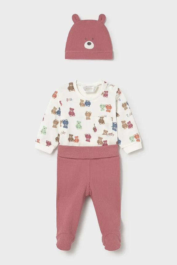 Комплект для немовлят Mayoral Newborn з еластаном рожевий 1504.1G.Newborn.PPY2