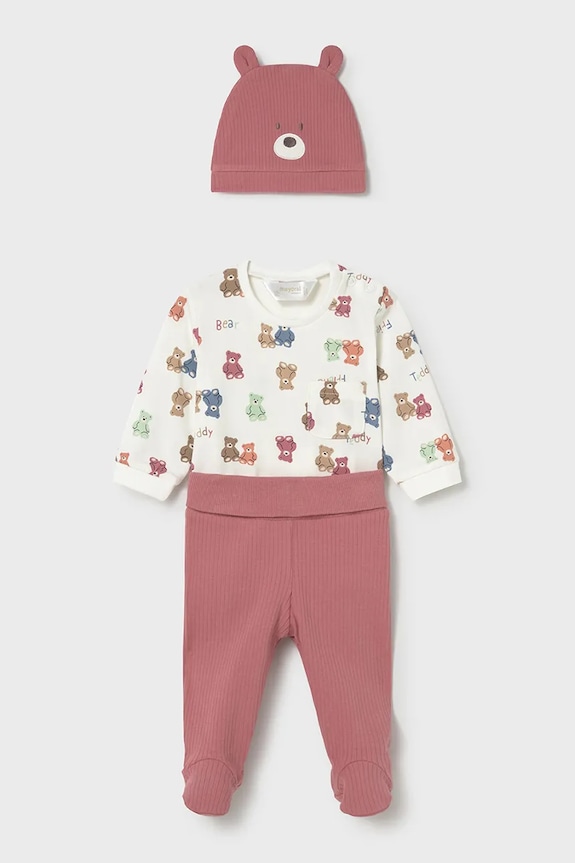 Комплект для немовлят Mayoral Newborn з еластаном рожевий 1504.1G.Newborn.PPY2