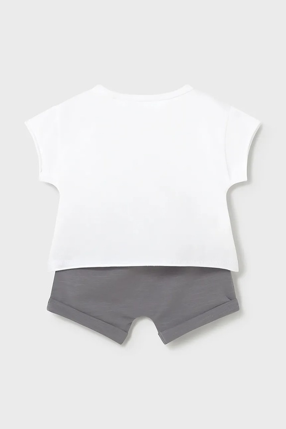 Chłopiec Mayoral Newborn komplet niemowlęcy 2-pack 1626.1H.Newborn.PPY2 biały