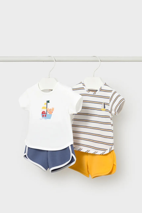Комплект для младенцев Mayoral Newborn 2 шт узор тёмно-синий 1627.1P.Newborn.PPY2