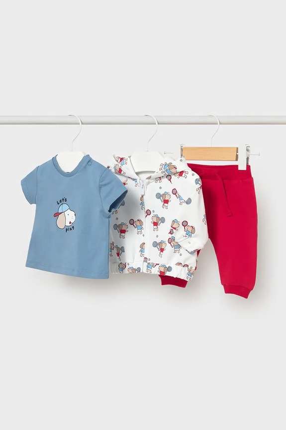 Trenirka za bebe Mayoral Newborn pletivo crvena 1893.1Q.Newborn.PPY2