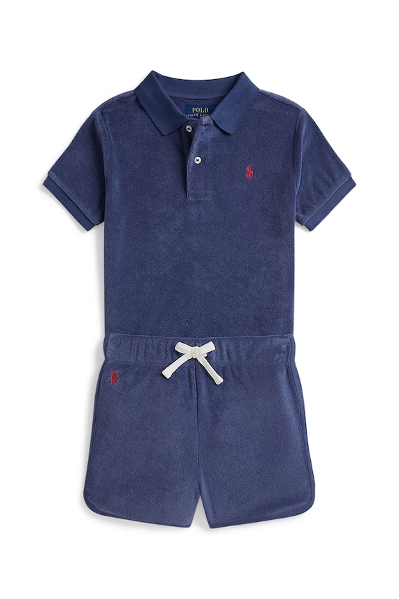 Polo Ralph Lauren komplet dziecięcy dzianina granatowy 322B14079002