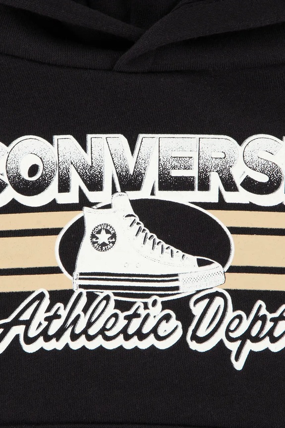 Chłopiec Converse dres niemowlęcy 6CH949 czarny