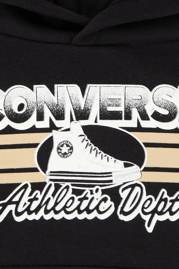 Chłopiec Converse dres niemowlęcy 6CH949 czarny