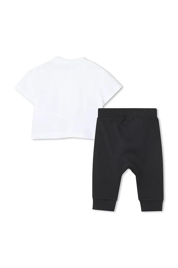 Kojenecká tepláková souprava Karl Lagerfeld Z31052.60.81 bílá SS26
