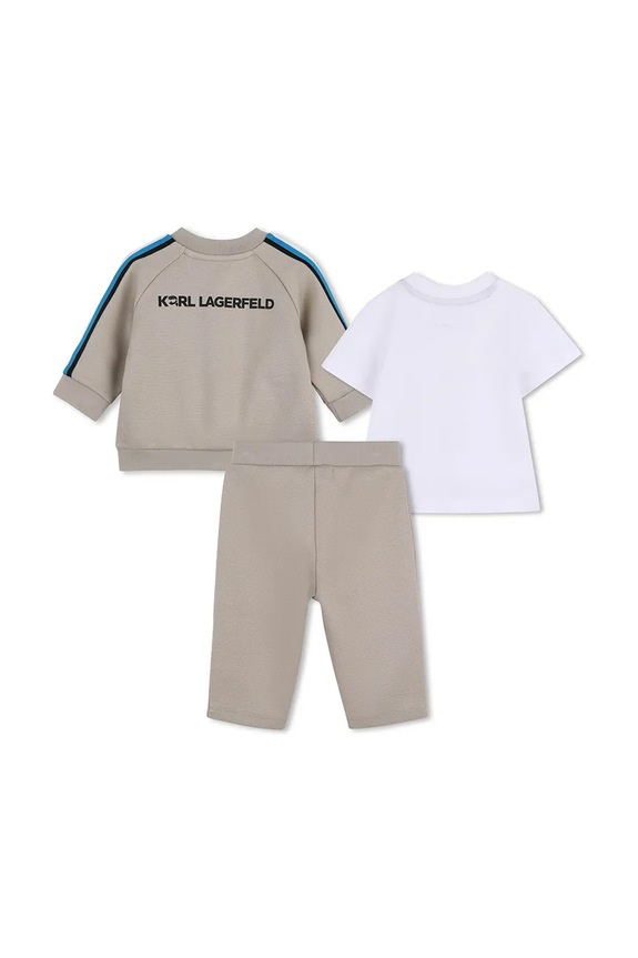 Dječji komplet Karl Lagerfeld Z31071.86.108 bež SS26