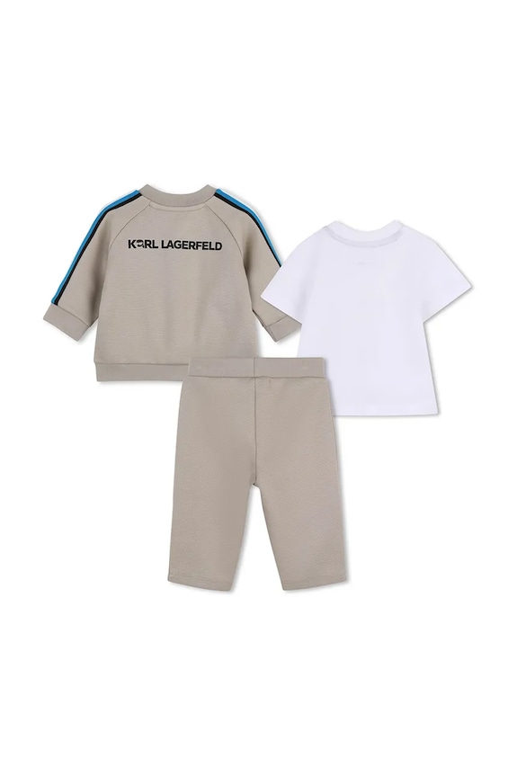Dječji komplet Karl Lagerfeld Z31071.86.108 bež SS26
