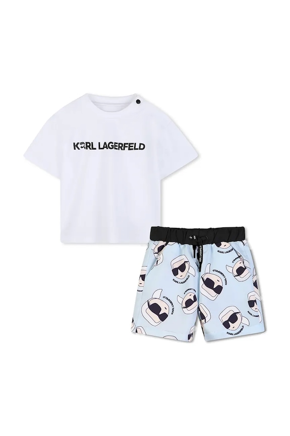 Dječji komplet Karl Lagerfeld pletivo bijela Z31067.86.108