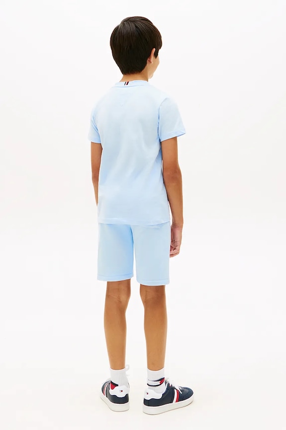 Tommy Hilfiger compleu pentru copii, cu bumbac albastru KB0KB09666.128.176.PPY2