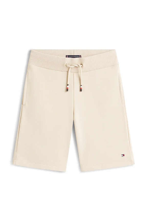 Băieți Tommy Hilfiger compleu pentru copii, cu bumbac KB0KB09666.128.176.PPY2 bej