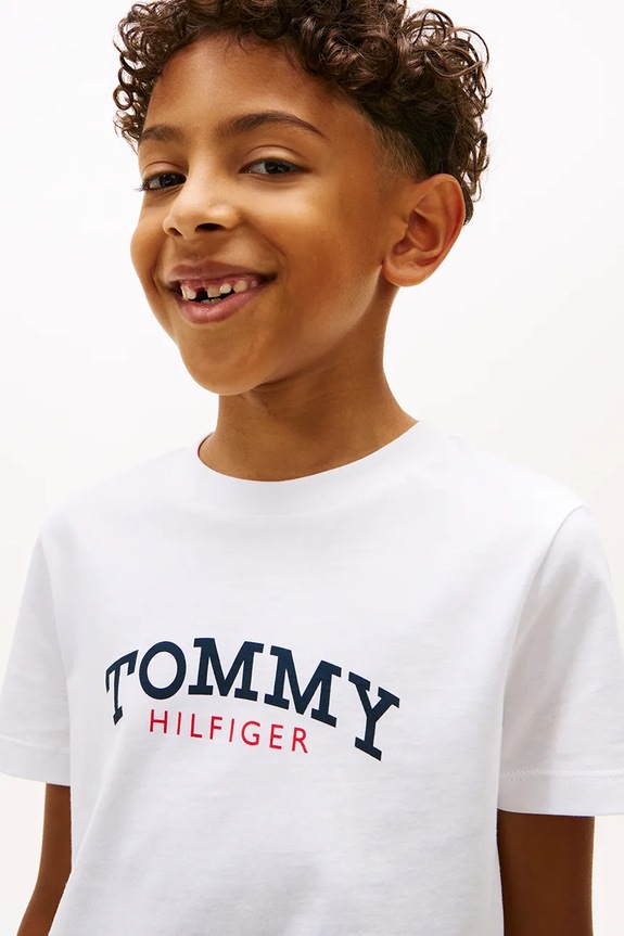 Tommy Hilfiger Σετ παιδικό με βαμβάκι KB0KB10290.92.122.PPY2 λευκό
