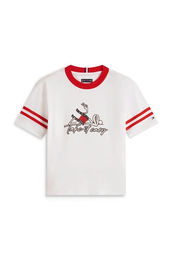 Băieți Tommy Hilfiger compleu pentru copii, din bumbac KB0KB10410.92.116.PPY2 albastru