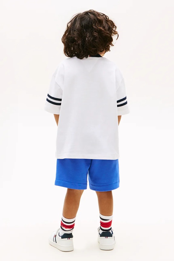 Tommy Hilfiger compleu pentru copii, din bumbac bleumarin KB0KB10410.92.116.PPY2