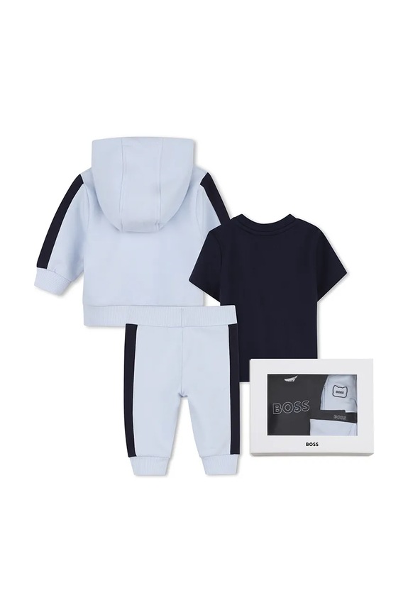 Komplet za bebe BOSS J53051 plava SS26