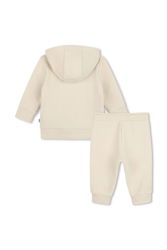 BOSS dres niemowlęcy J52849.86.94 beżowy SS26