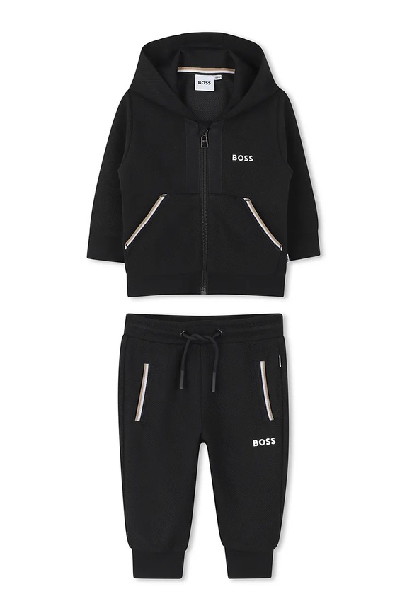 BOSS trening bebeluși print negru J52849.71.81