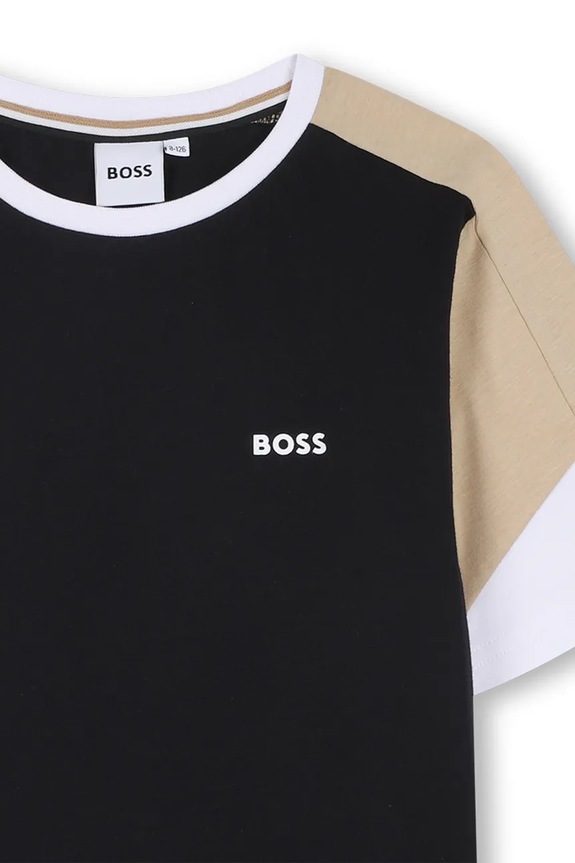 Dětská bavlněná souprava BOSS J53006.102.108 černá
