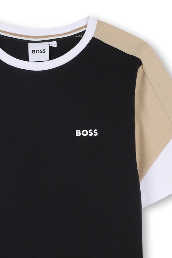 Dětská bavlněná souprava BOSS J53006.114.150 černá