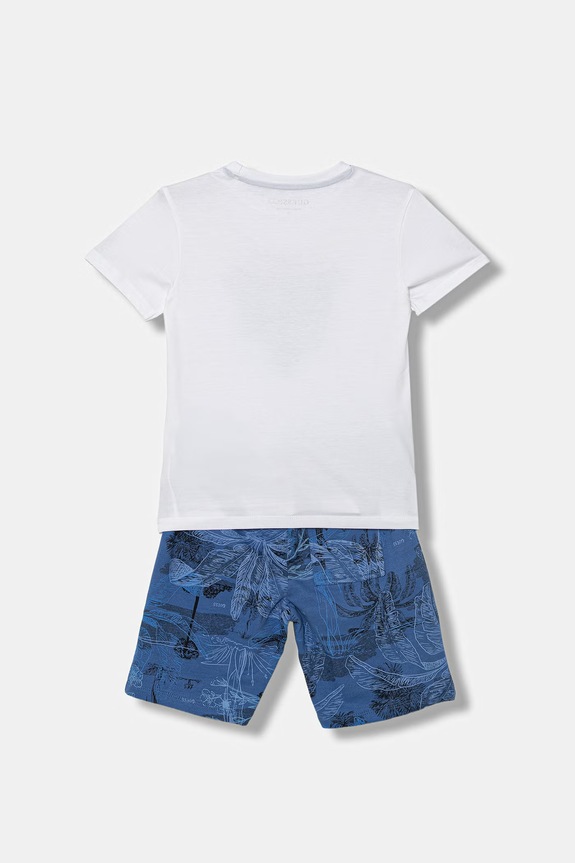 Guess compleu pentru copii, din bumbac N6GG05.K8HM4.PPY2.M alb SS26