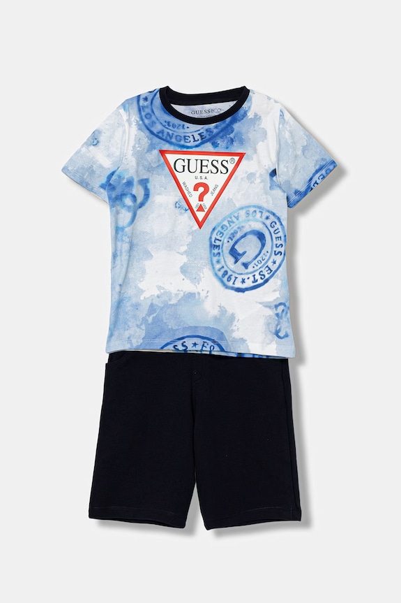 Guess set de bumbac pentru copii 2-pack bumbac bleumarin N6GG00.K8HM4.PPY2.M