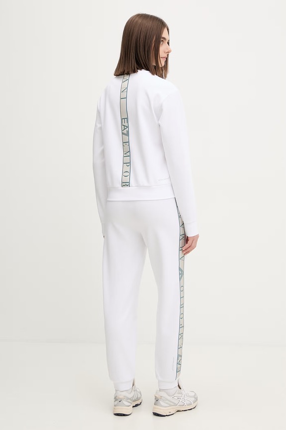 Abbigliamento EA7 Emporio Armani tuta da ginnastica AF12501.7W001157 bianco