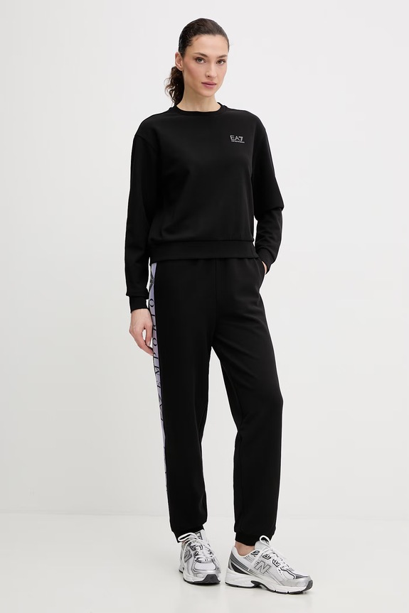 EA7 Emporio Armani dres z elastanem czarny AF12501.7W001157