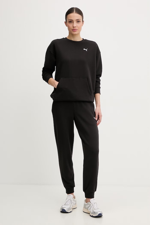 Puma tepláková súprava dámska Relaxed Sweat suit čierna 691900