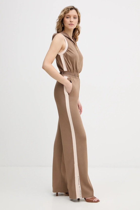 Elisabetta Franchi kezeslábas KT68S61E2 barna SS26