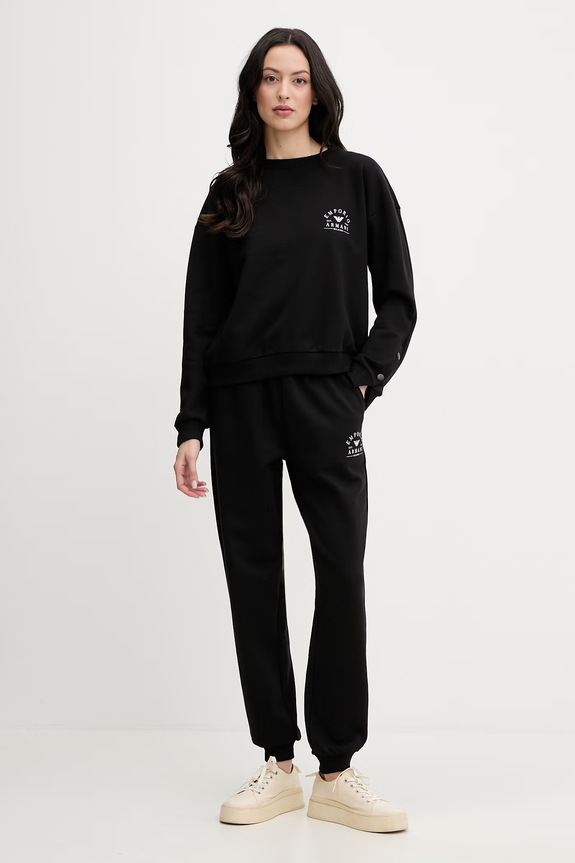 Спортивний костюм лаунж Emporio Armani Underwear трикотаж чорний EW000500.AF19031