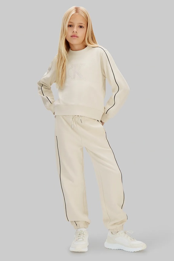 BIMBA Calvin Klein Jeans tuta in lana bambino/a IG0IG03071.128.176.PPY2 beige