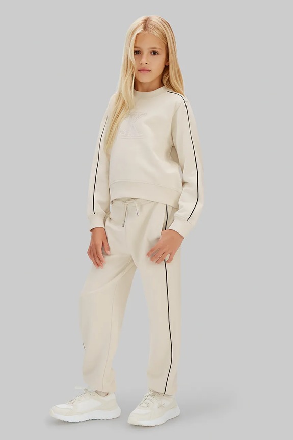Calvin Klein Jeans tuta in lana bambino/a IG0IG03071.128.176.PPY2 beige