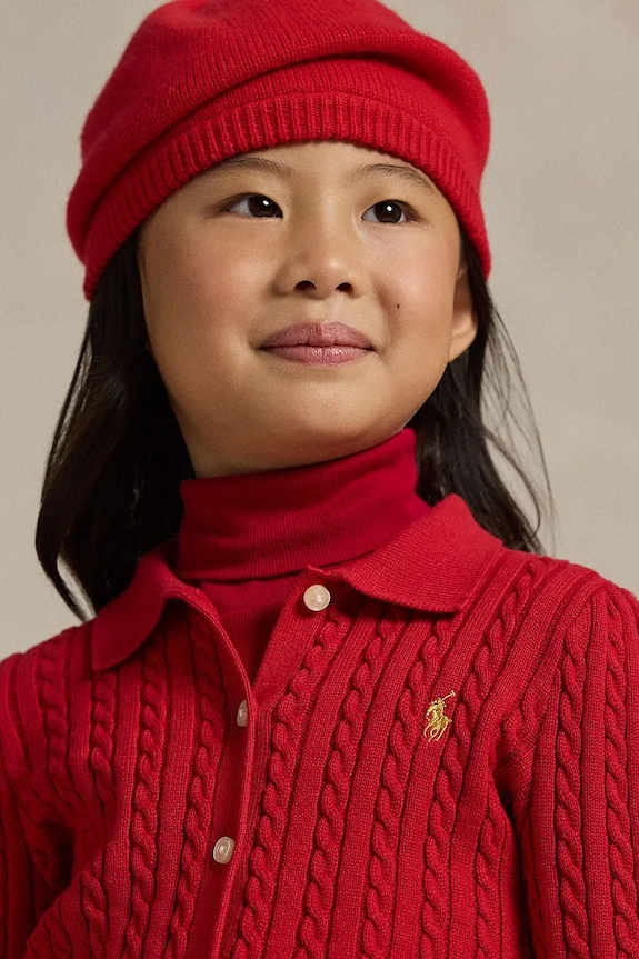 Detská bavlnená súprava Polo Ralph Lauren 312950779500 červená