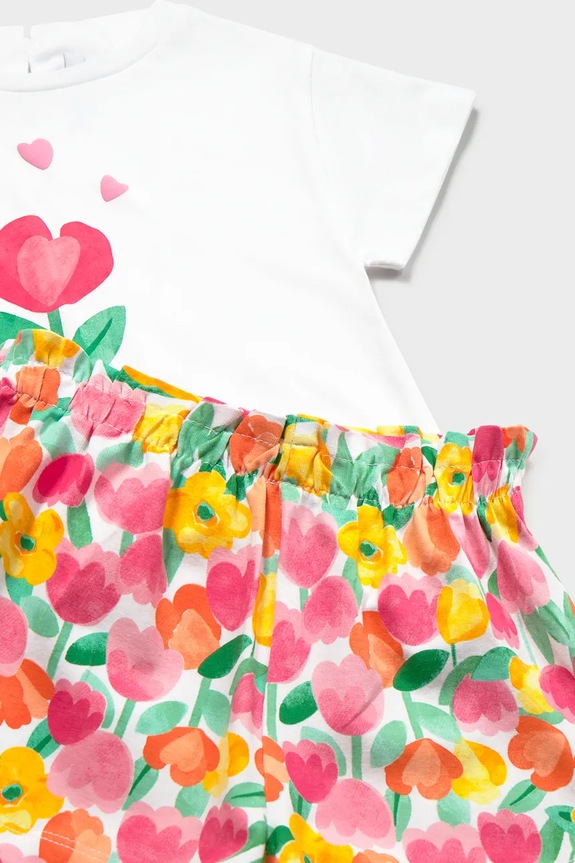 Pamučna dječja trenirka Mayoral roza 1206.4J.Baby.PPY2