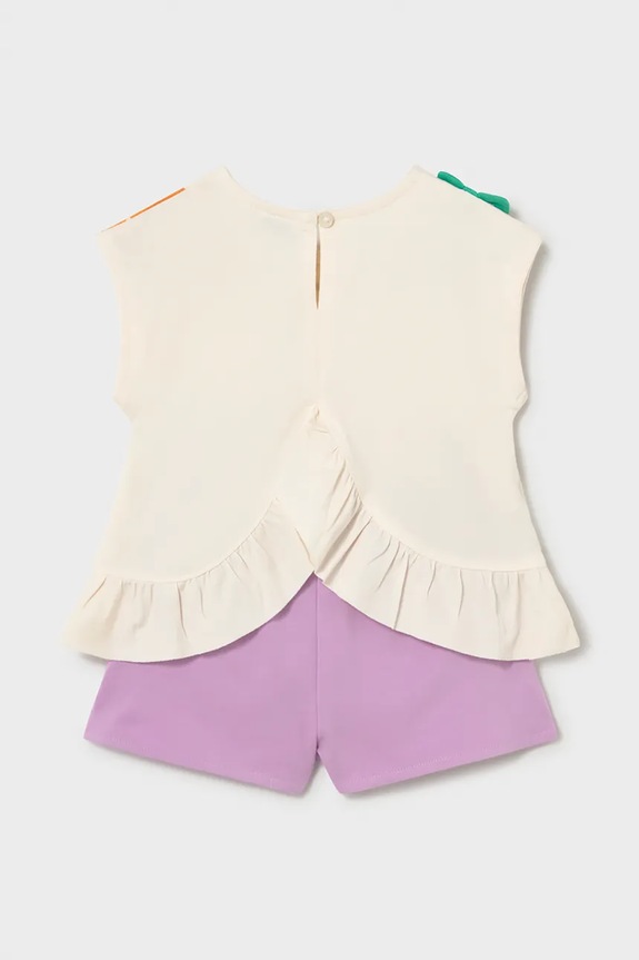 Παιδικό σετ Mayoral 1209.4L.Baby.PPY2 μωβ SS26