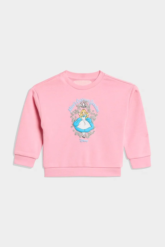 Otroška trenirka adidas Originals DISNEY KE0479 roza SS26