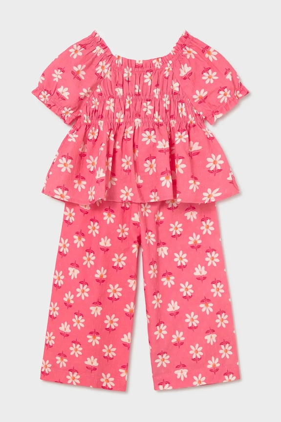 Παιδικό βαμβακερό σετ Mayoral βαμβάκι ροζ 1513.4C.Baby.PPY2