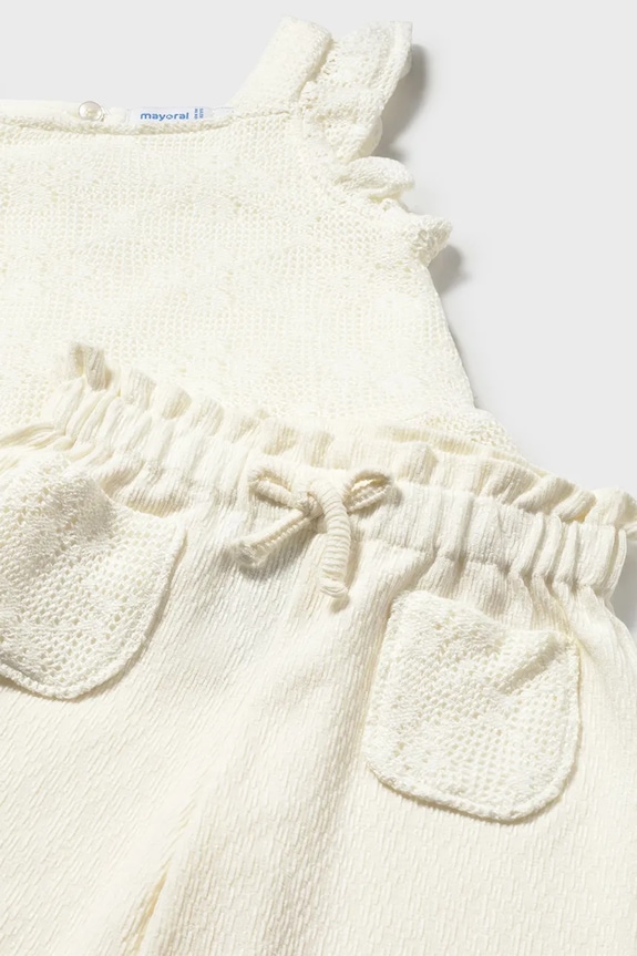 Mayoral komplet dziecięcy biały 1515.4E.Baby.PPY2