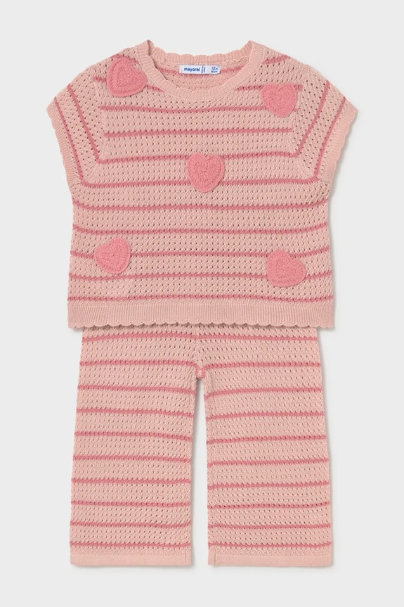 Mayoral compleu copii tricotaj roz 1516.4F.Baby.PPY2